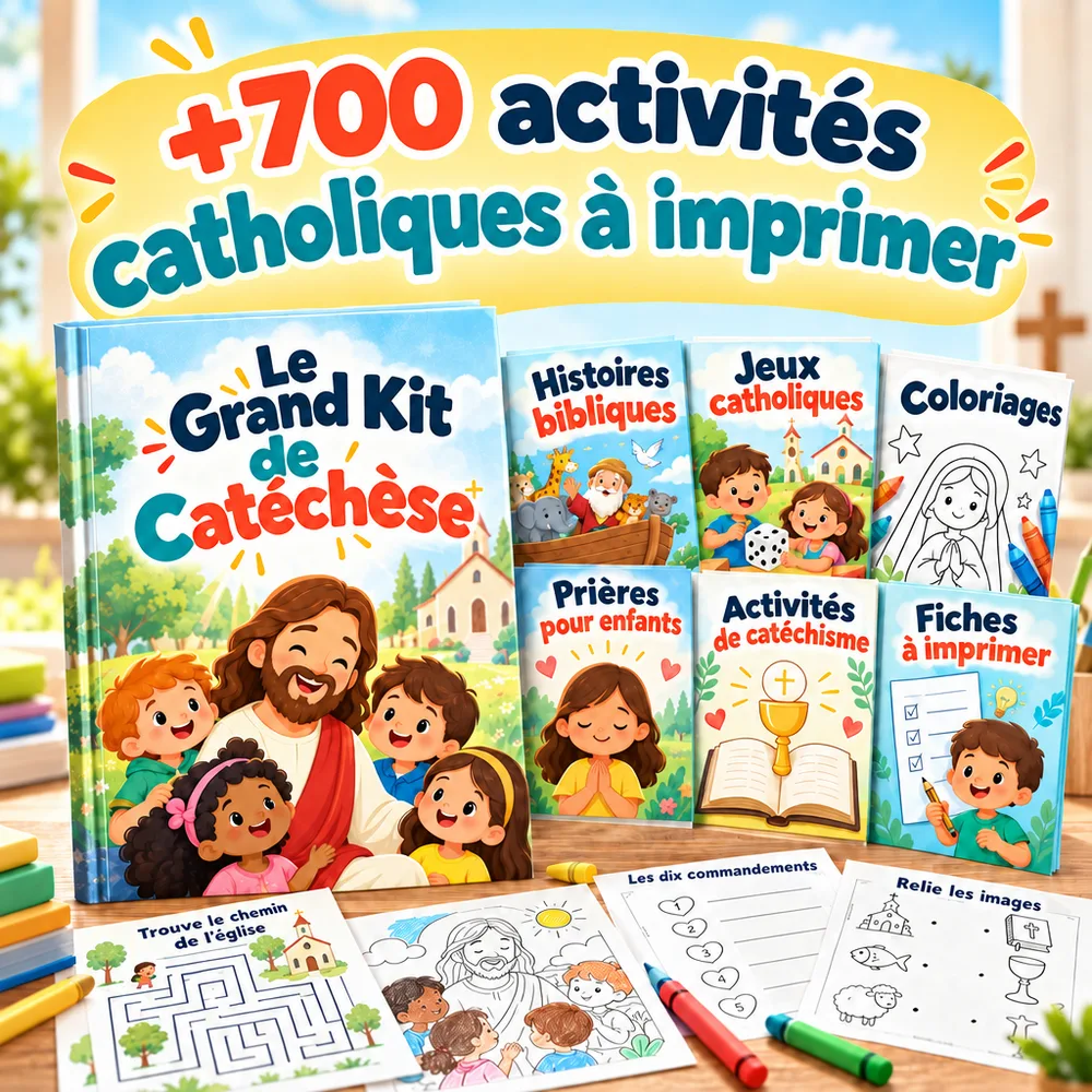 Le Grand Kit de Catéchèse : activités catholiques prêtes à imprimer